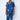 Giraffe Blue Mens Pajamas