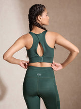 Shop-High Impact Action Bra With Clasp Sage