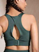 Shop-High Impact Action Bra With Clasp Sage