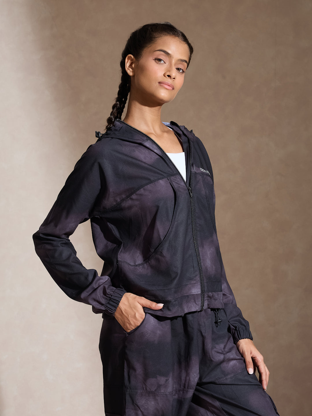 Utility Cargo Jacket Acid Wash