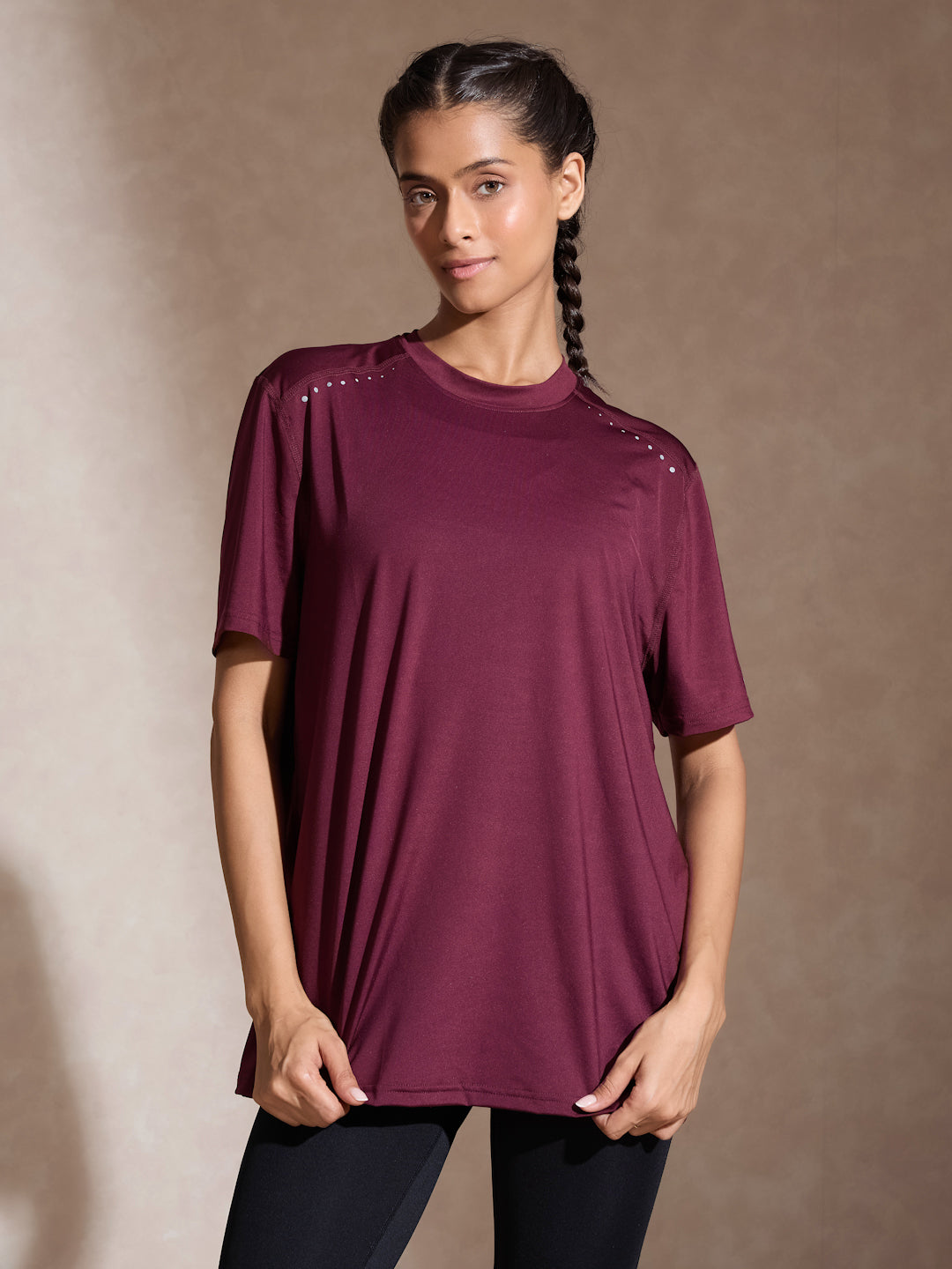 Boyfriend TraqDry Tee Plum