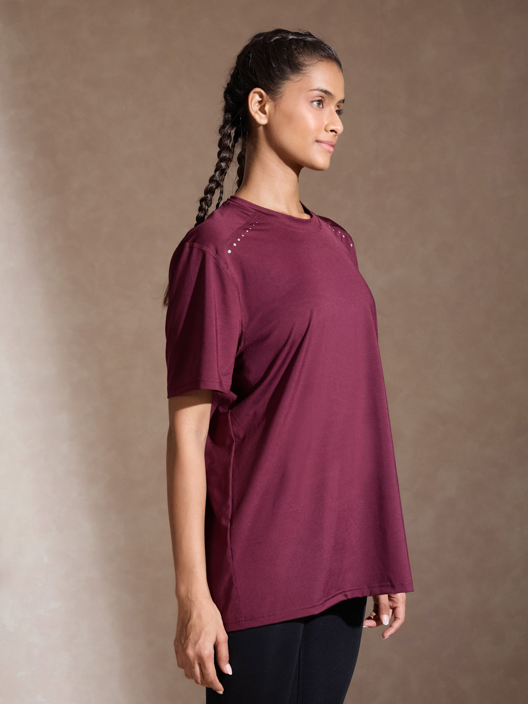 Boyfriend TraqDry Tee Plum