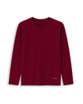 Long Sleeves Loungewear - Merlot