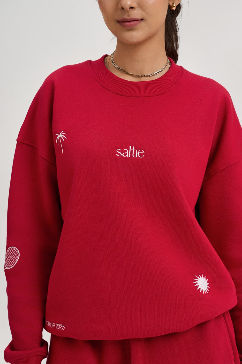 Club Motifs Cherry Red Sweatshirt