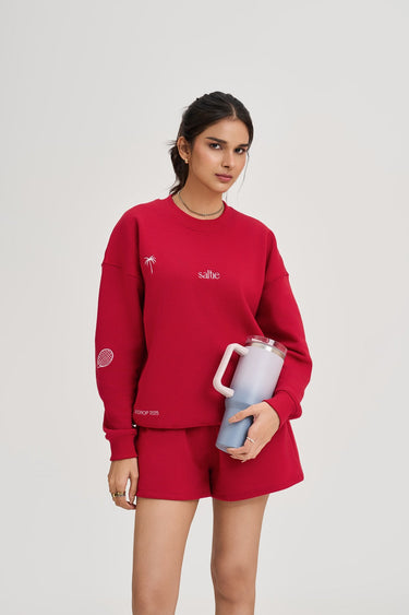 Club Motifs Cherry Red Sweatshirt
