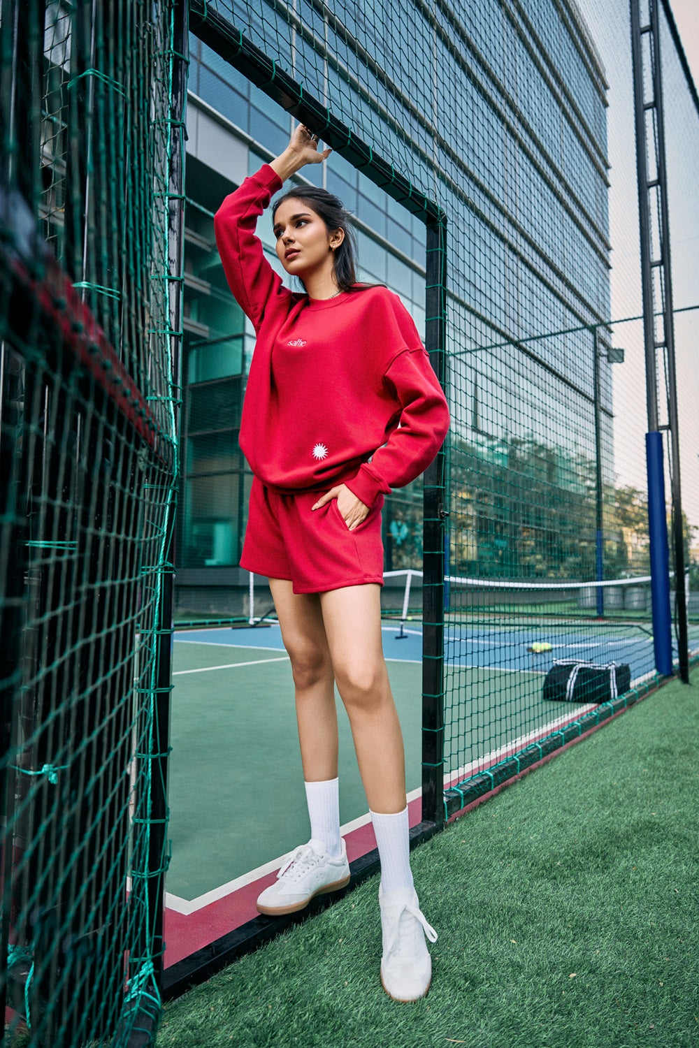 Club Motifs Cherry Red Sweatshirt