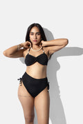 Black Bandeau Bikini Set