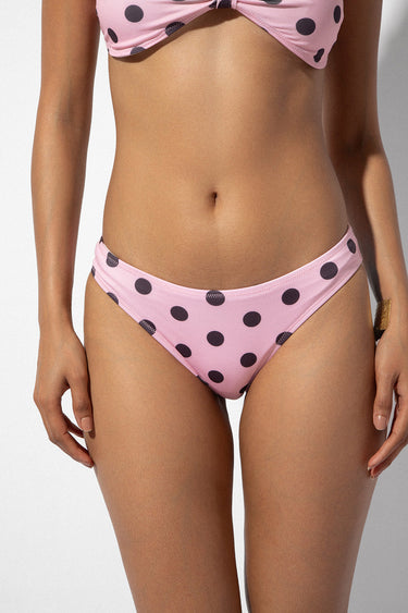 Dusty Pink Polka Bikini Bottom