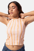 Stripe Print Tank Top