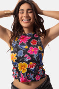 Bright Floral Tank Top