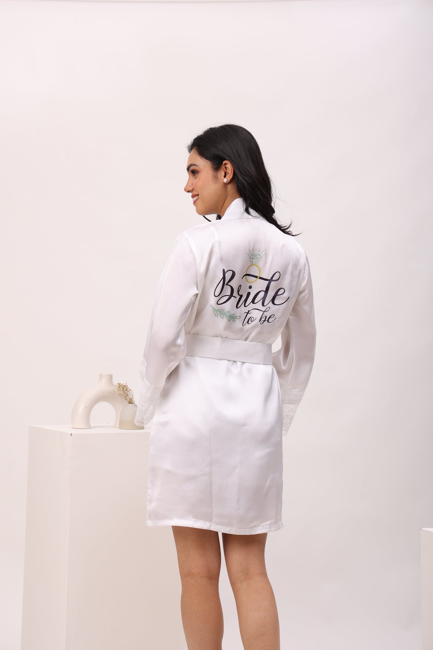 Bride To Be Lace Robe