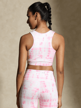 Shop-Pink Shibori Luxe Crop Top