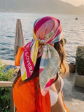 Coastal Stripe Head Scarf