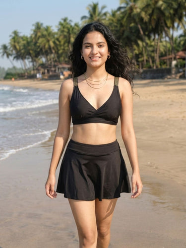 Warrior Black Skort Set (2 Pcs)