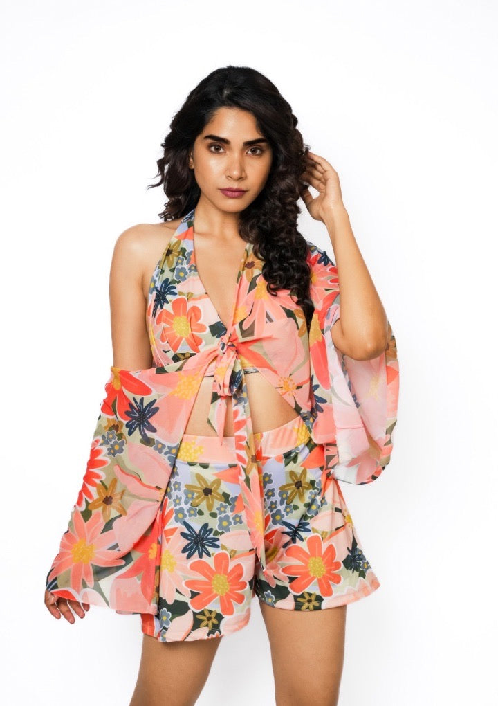 Wildflower – Floral 3-Piece Swim Set