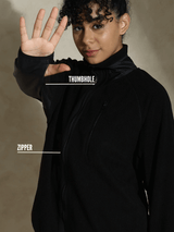 Shop-Fleece Traq Jacket Black