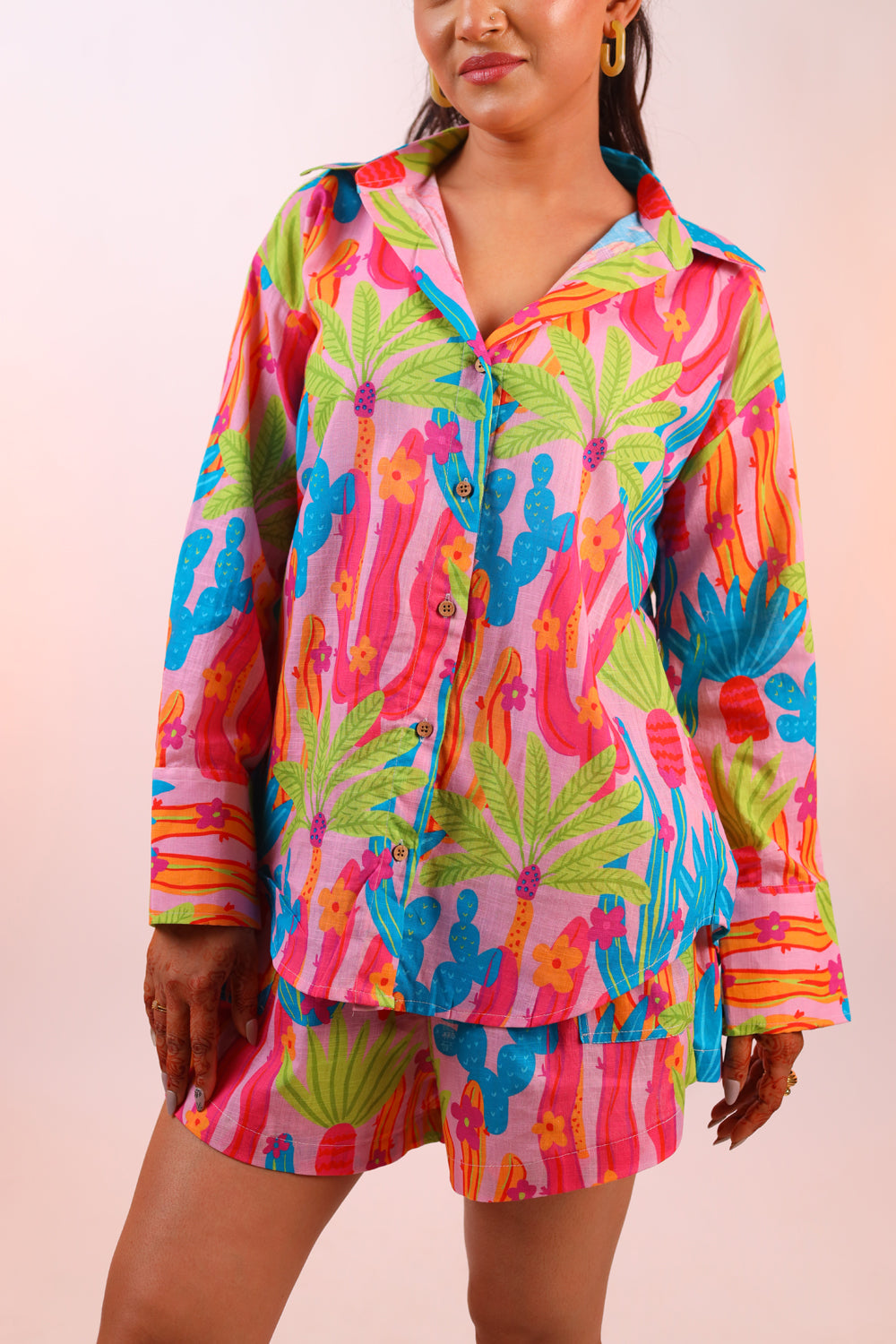 Groovy Succulents Co-Ord Set for Women