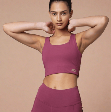 Shop-High Impact Action Bra With Clasp Tulip Wood