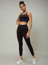 Shop-High Impact Action Bra With Clasp Black