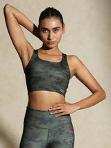 Shop-High Impact Action Bra With Clasp Army Camo