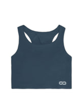 Shop-High Impact Action Bra With Clasp Aegean Blue