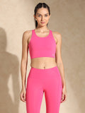 Best Women's Day Gift Ideas: Premium hot pink high-impact sports bra and leggings set for women - silvertrq