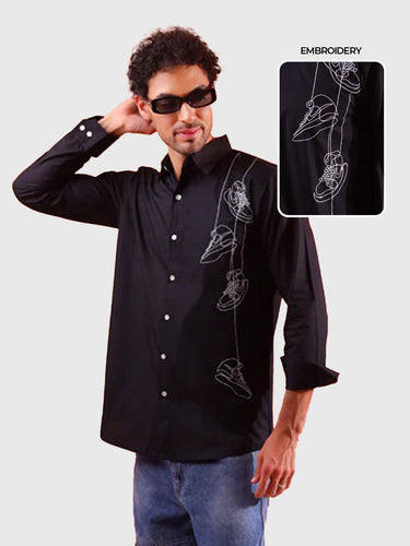 Sneakerhead Black Shirt For Men