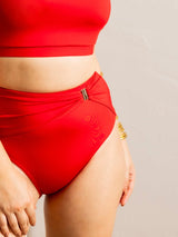 Chopped Chilli Red Bikini Set - AOBASWIMWEAR