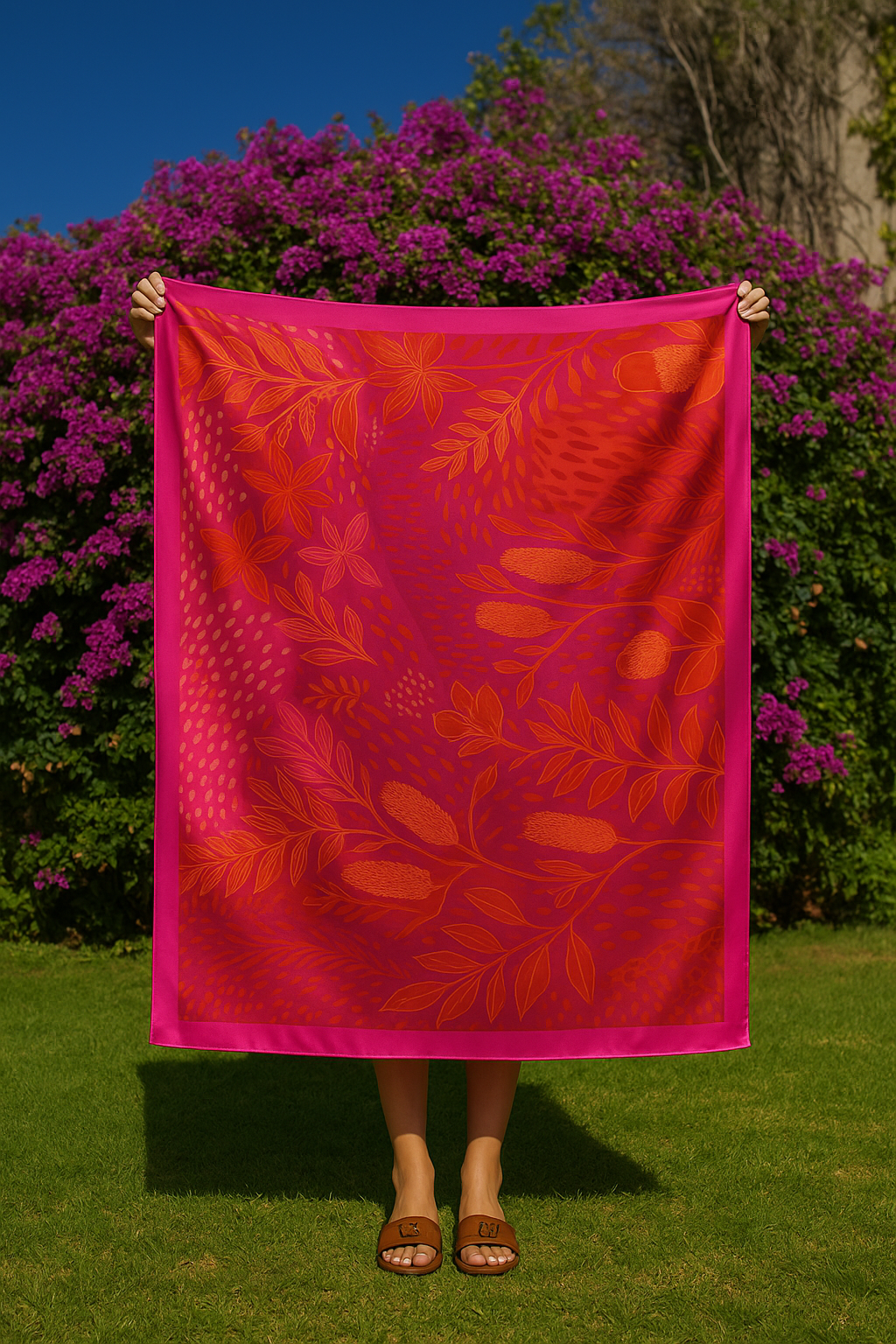 Sangria Printed Sarong