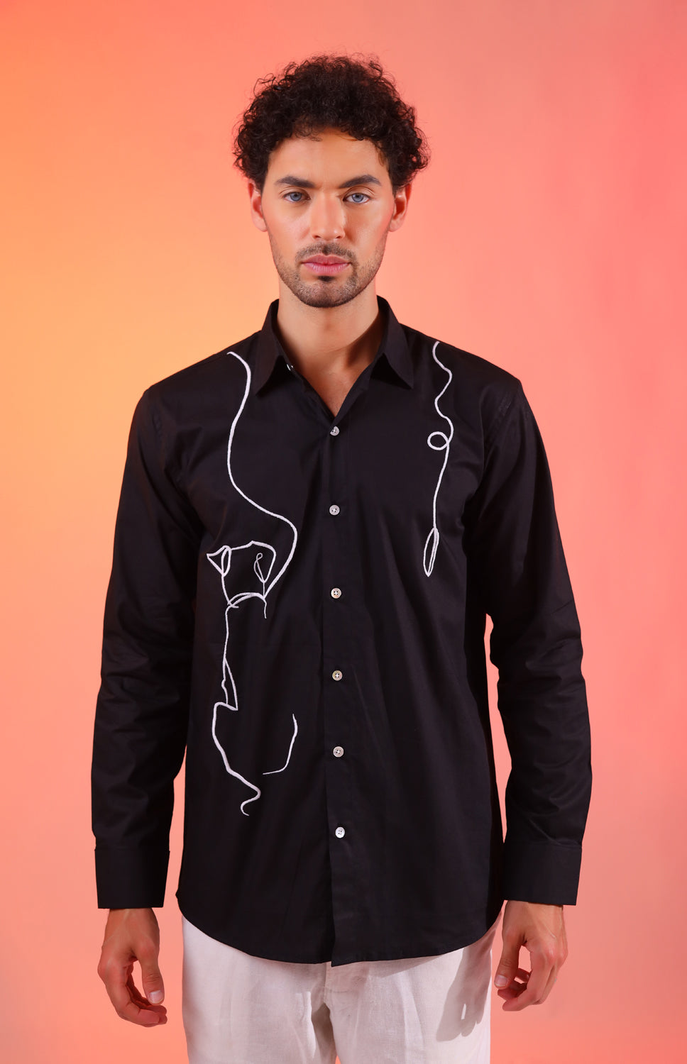 Bruno Black Shirt For Men