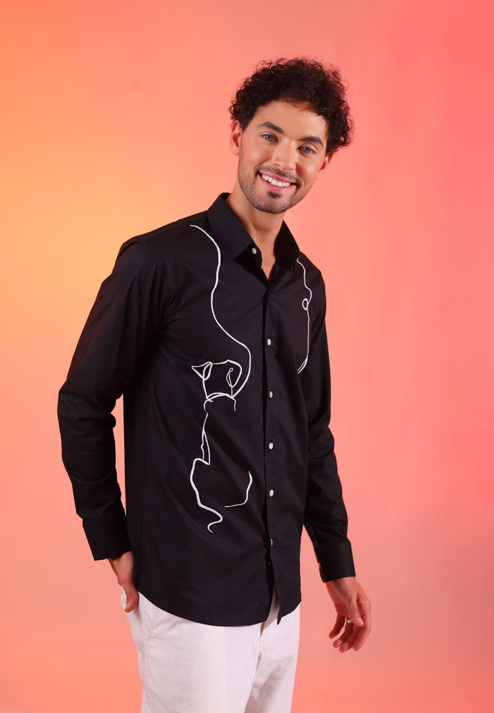 Bruno Black Shirt For Men