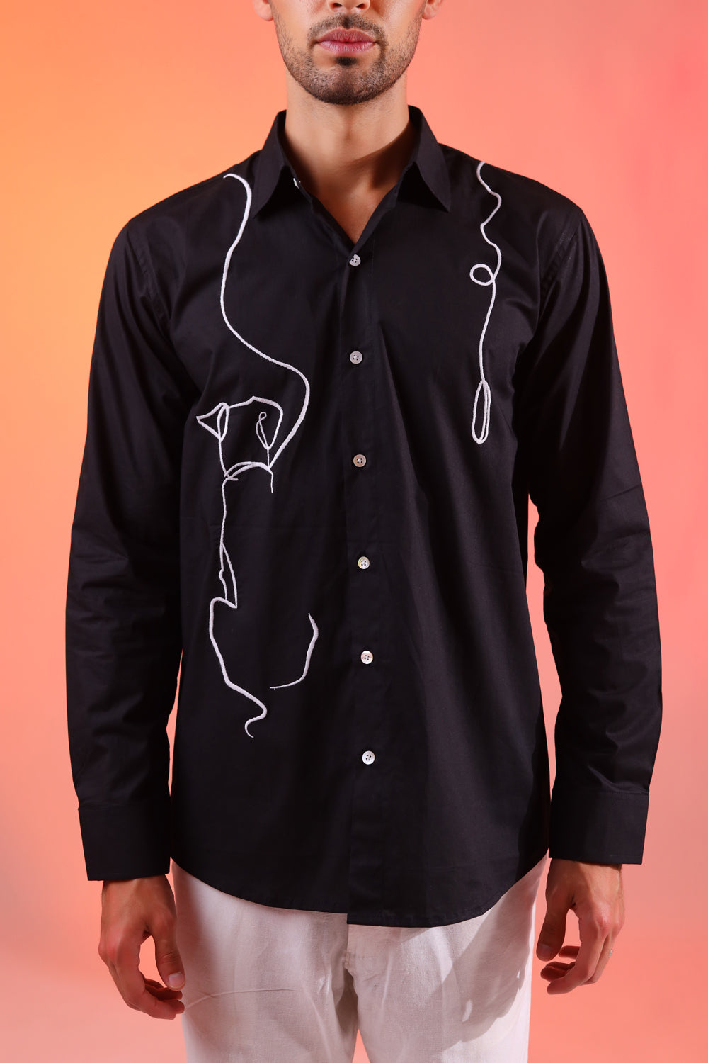 Bruno Black Shirt For Men