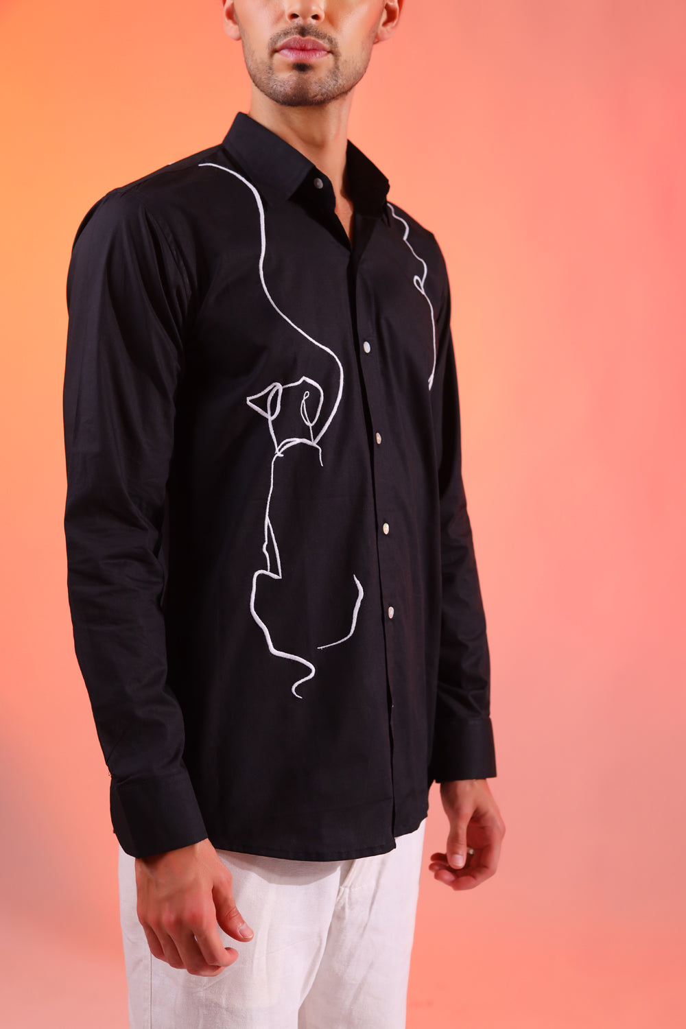 Bruno Black Shirt For Men