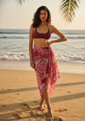 Crimson - Georgette cover up