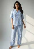 Sunflower Check Embroidered Co-Ord Set