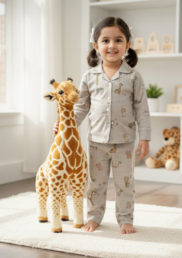 Safari - Cotton Poplin kids nightsuit