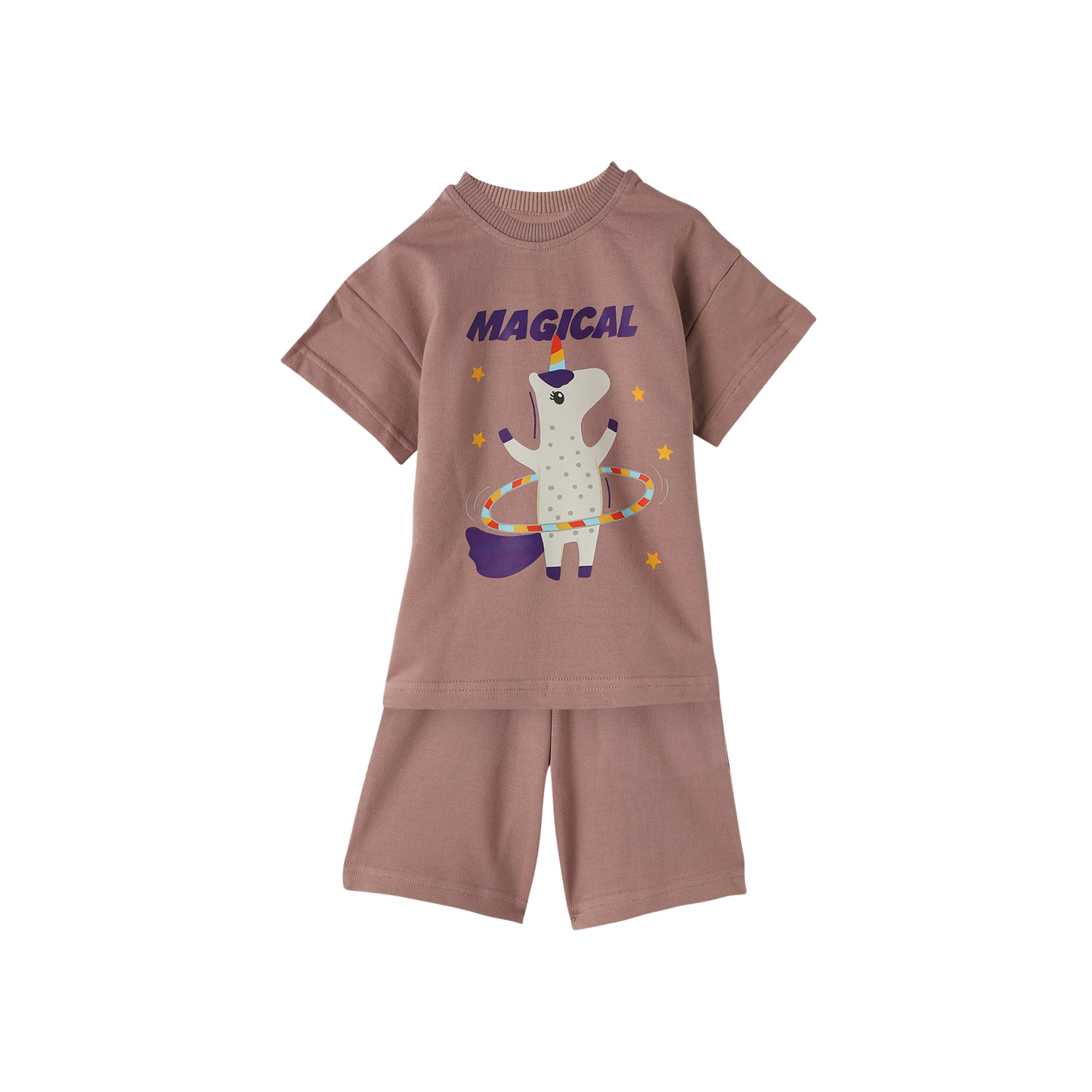 French Terry Tee & Shorts Co-ord Set