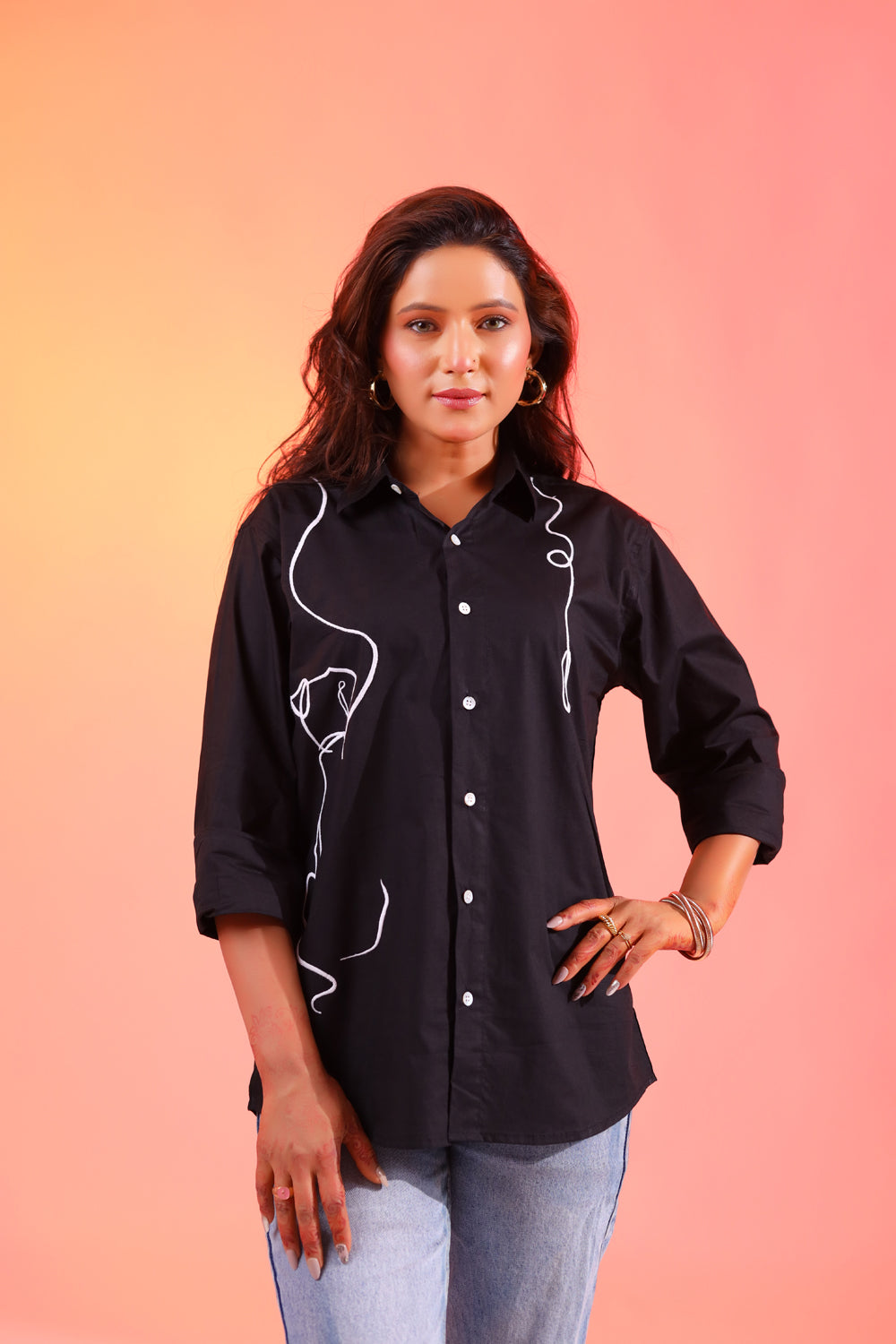 Bruno Black Shirt For Men