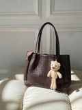 Chocolate Brown Leather Bag