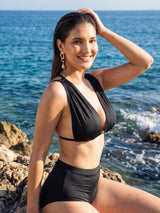 Black Solid Bikini Set – AISW-224B