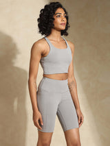 Shop-High Impact Action Bra With Clasp Cloud Grey