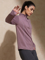 Shop-Women's Ath Runner Zip Neck Nirvana