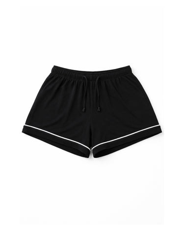 Women's Black Lounge Shorts