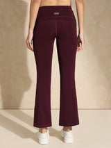 Shop-Luna Sculpt Flare Pants Plum