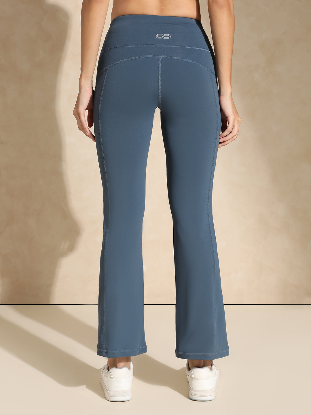 Luna Sculpt Flare Pants Aegean Blue