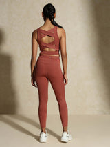 Shop-Padded Cross Back Crop Top Marsala