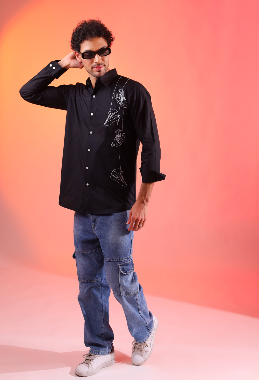 Sneakerhead Black Shirt For Men