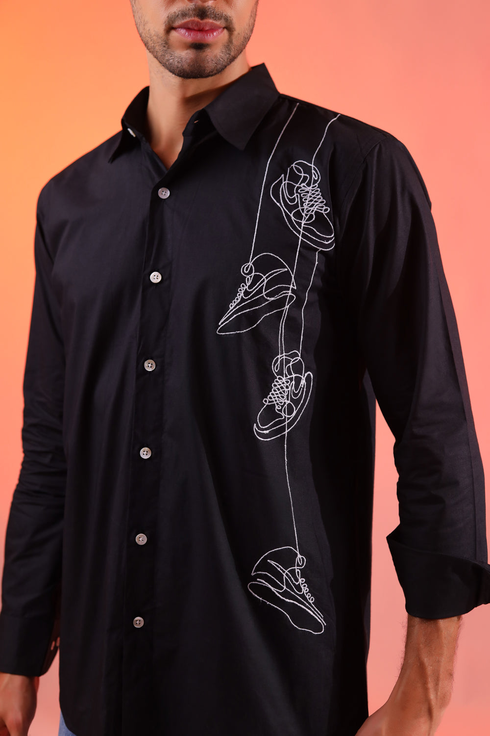 Sneakerhead Black Shirt For Men