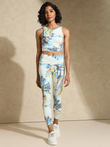 Shop-Padded Cross Back Tie Dye Crop Top