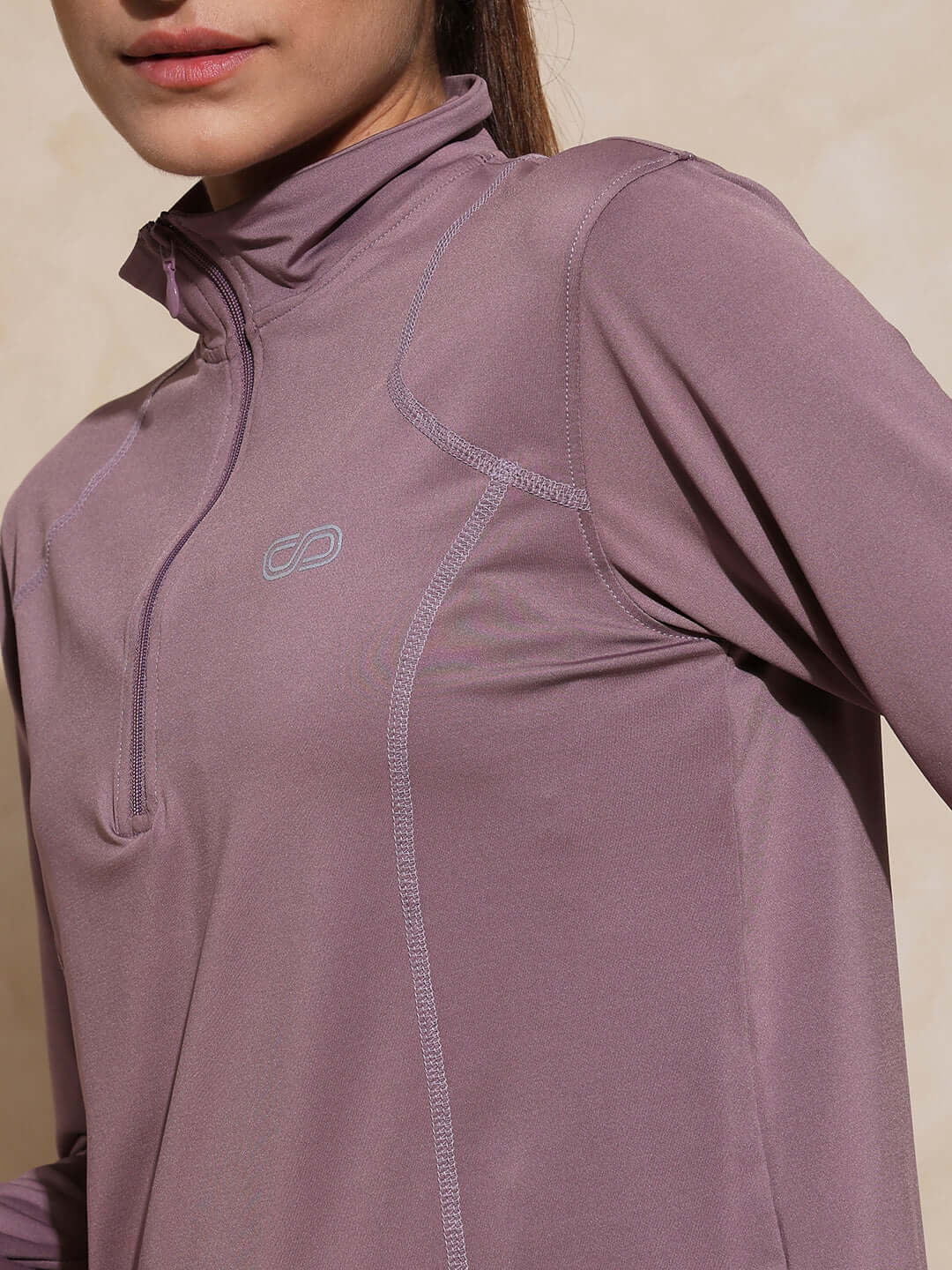 Women's Ath Runner Zip Neck Nirvana